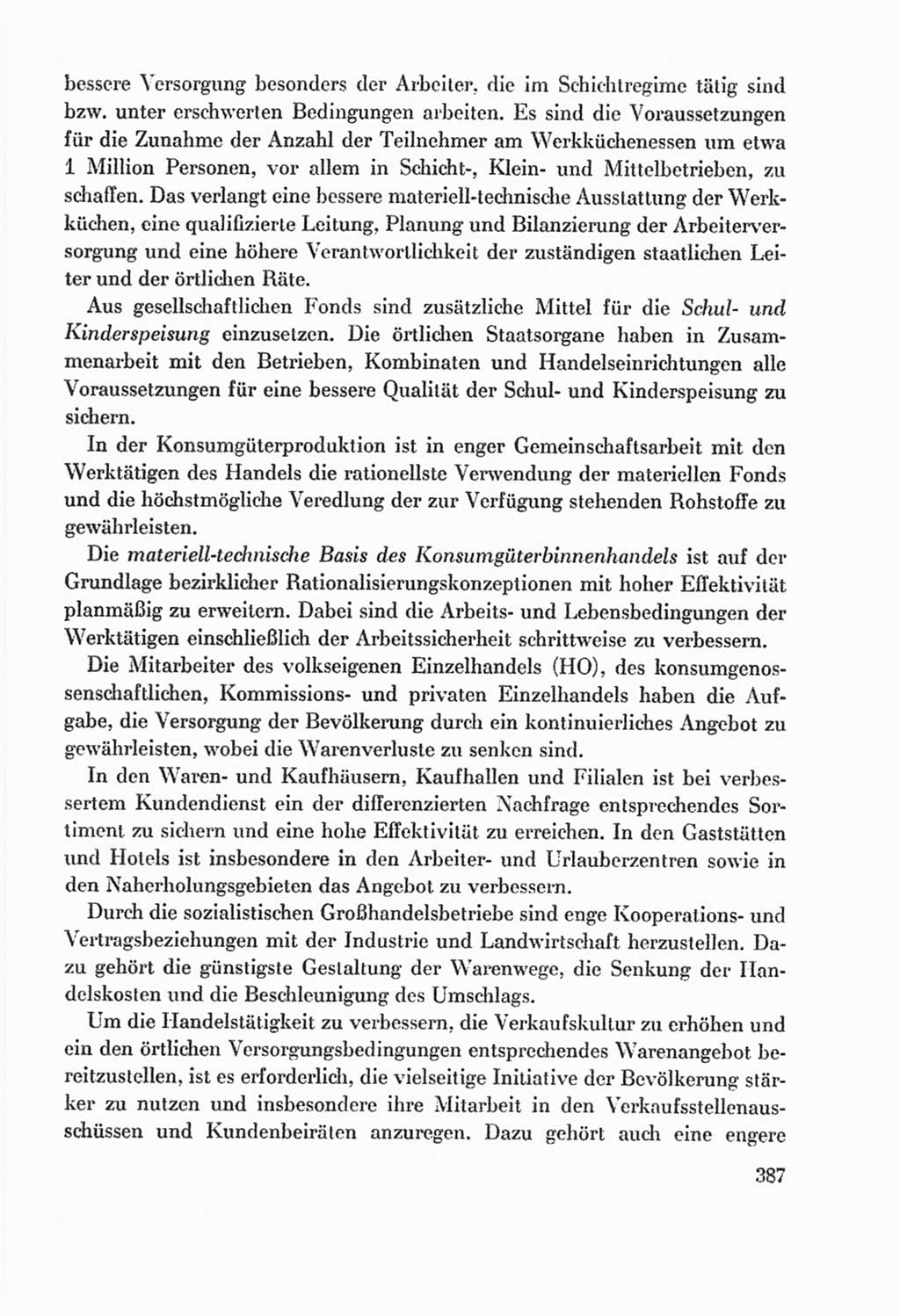 Protokoll der Verhandlungen des Ⅸ. Parteitages der Sozialistischen Einheitspartei Deutschlands (SED) [Deutsche Demokratische Republik (DDR)] 1976, Band 2, Seite 387 (Prot. Verh. Ⅸ. PT SED DDR 1976, Bd. 2, S. 387)
