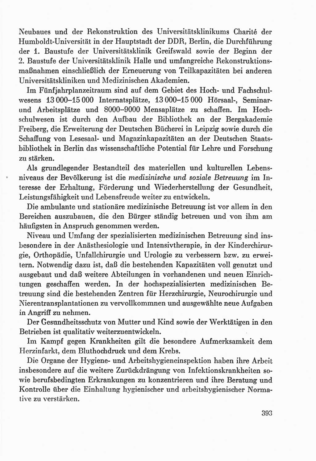Protokoll der Verhandlungen des Ⅸ. Parteitages der Sozialistischen Einheitspartei Deutschlands (SED) [Deutsche Demokratische Republik (DDR)] 1976, Band 2, Seite 393 (Prot. Verh. Ⅸ. PT SED DDR 1976, Bd. 2, S. 393)