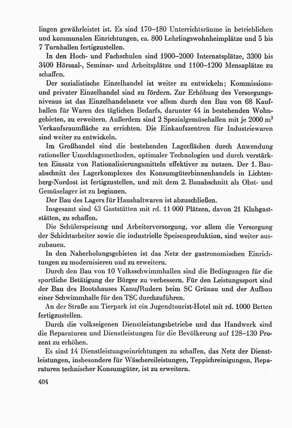 Protokoll der Verhandlungen des Ⅸ. Parteitages der Sozialistischen Einheitspartei Deutschlands (SED) [Deutsche Demokratische Republik (DDR)] 1976, Band 2, Seite 404 (Prot. Verh. Ⅸ. PT SED DDR 1976, Bd. 2, S. 404)