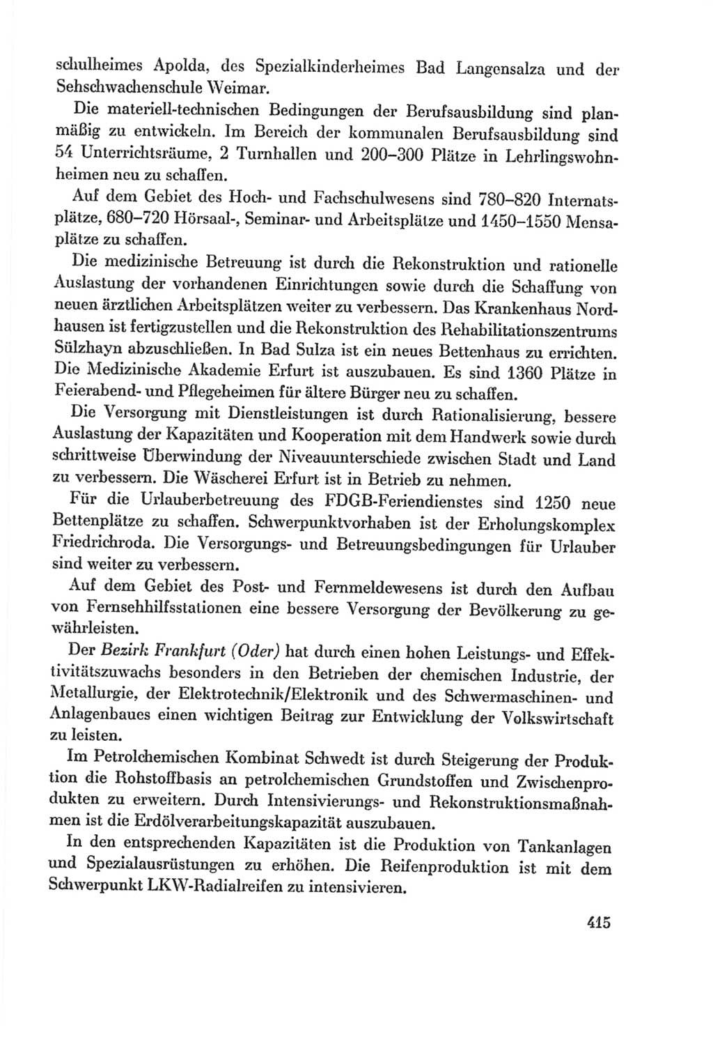 Protokoll der Verhandlungen des Ⅸ. Parteitages der Sozialistischen Einheitspartei Deutschlands (SED) [Deutsche Demokratische Republik (DDR)] 1976, Band 2, Seite 415 (Prot. Verh. Ⅸ. PT SED DDR 1976, Bd. 2, S. 415)