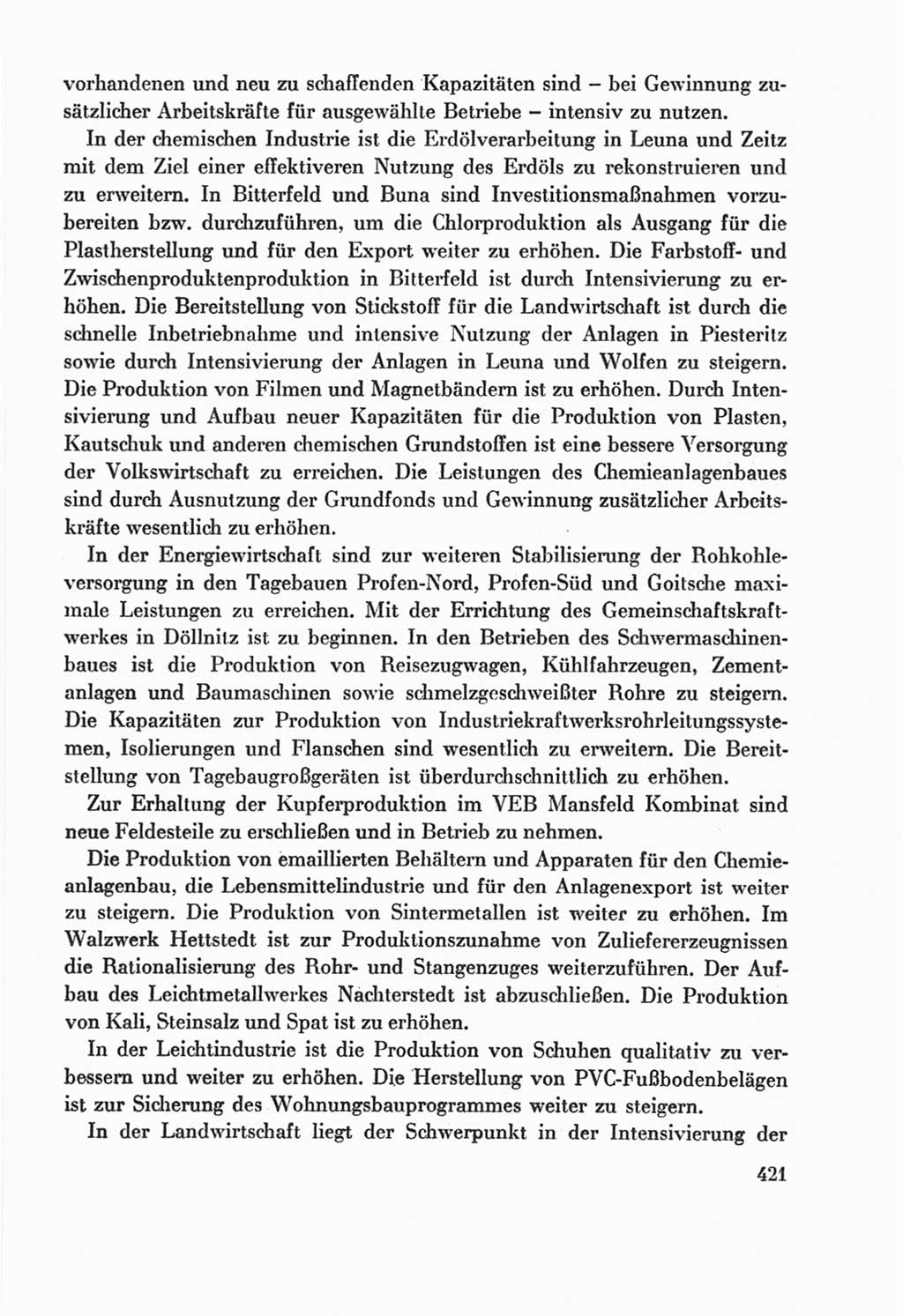 Protokoll der Verhandlungen des Ⅸ. Parteitages der Sozialistischen Einheitspartei Deutschlands (SED) [Deutsche Demokratische Republik (DDR)] 1976, Band 2, Seite 421 (Prot. Verh. Ⅸ. PT SED DDR 1976, Bd. 2, S. 421)