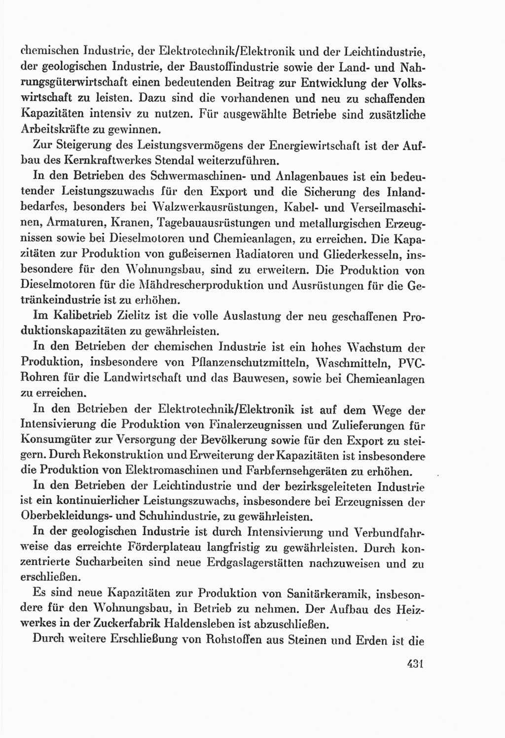 Protokoll der Verhandlungen des Ⅸ. Parteitages der Sozialistischen Einheitspartei Deutschlands (SED) [Deutsche Demokratische Republik (DDR)] 1976, Band 2, Seite 431 (Prot. Verh. Ⅸ. PT SED DDR 1976, Bd. 2, S. 431)