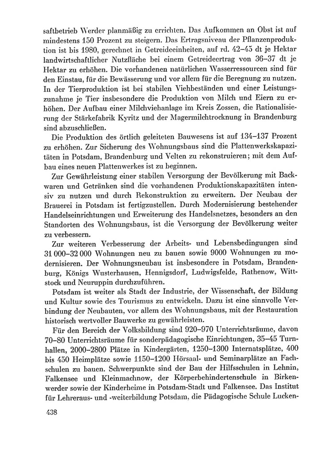 Protokoll der Verhandlungen des Ⅸ. Parteitages der Sozialistischen Einheitspartei Deutschlands (SED) [Deutsche Demokratische Republik (DDR)] 1976, Band 2, Seite 438 (Prot. Verh. Ⅸ. PT SED DDR 1976, Bd. 2, S. 438)