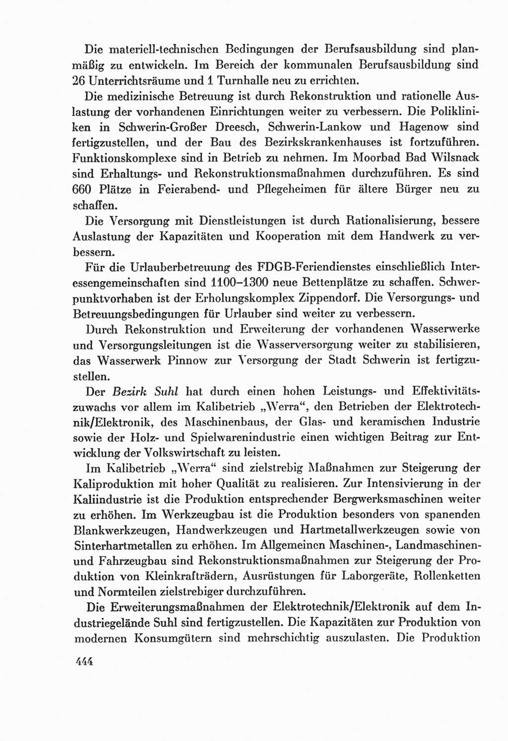 Protokoll der Verhandlungen des Ⅸ. Parteitages der Sozialistischen Einheitspartei Deutschlands (SED) [Deutsche Demokratische Republik (DDR)] 1976, Band 2, Seite 444 (Prot. Verh. Ⅸ. PT SED DDR 1976, Bd. 2, S. 444)