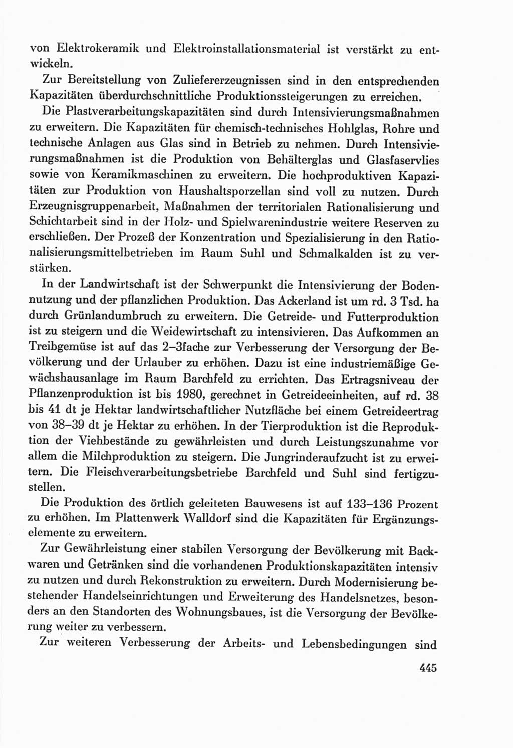 Protokoll der Verhandlungen des Ⅸ. Parteitages der Sozialistischen Einheitspartei Deutschlands (SED) [Deutsche Demokratische Republik (DDR)] 1976, Band 2, Seite 445 (Prot. Verh. Ⅸ. PT SED DDR 1976, Bd. 2, S. 445)