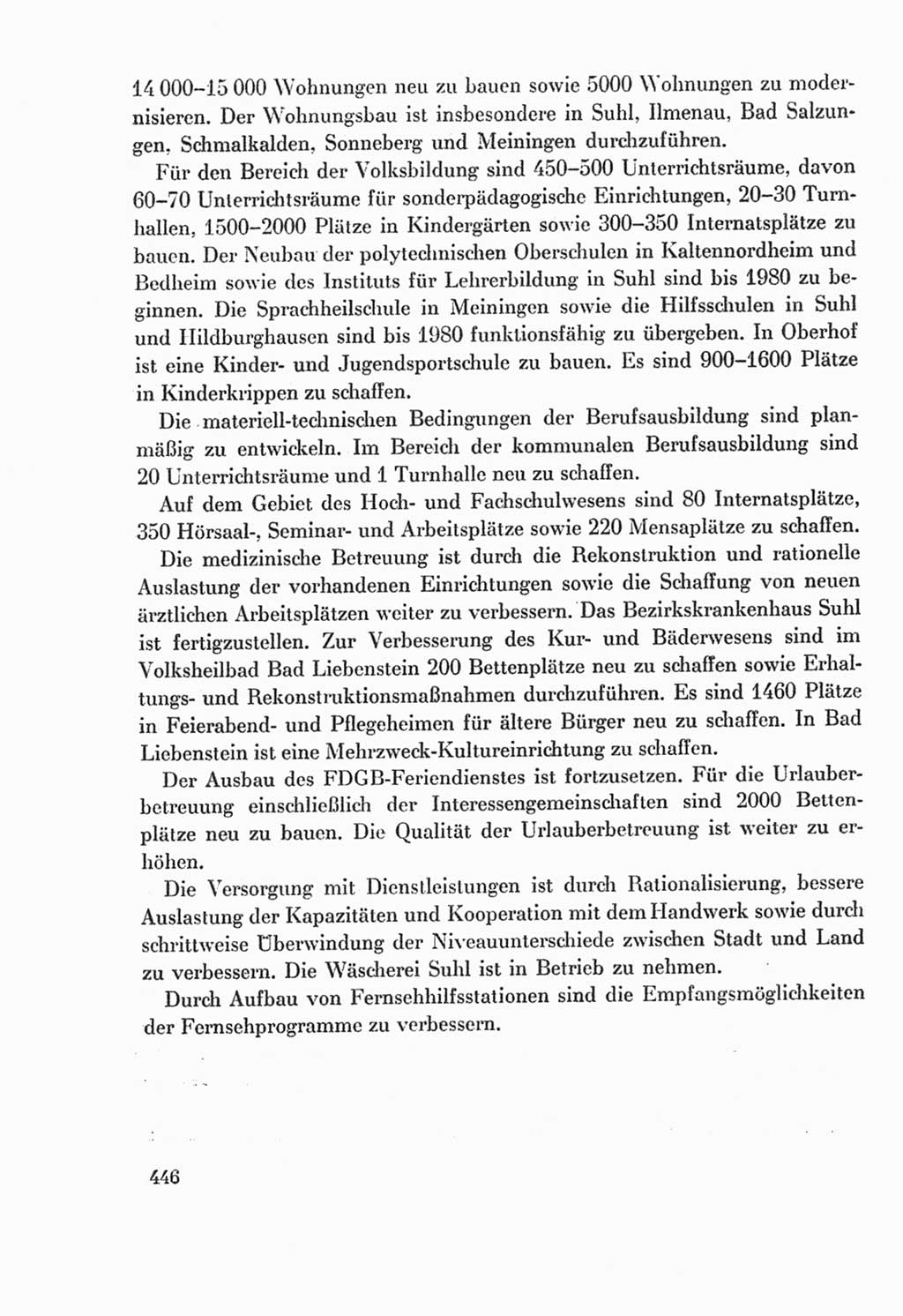 Protokoll der Verhandlungen des Ⅸ. Parteitages der Sozialistischen Einheitspartei Deutschlands (SED) [Deutsche Demokratische Republik (DDR)] 1976, Band 2, Seite 446 (Prot. Verh. Ⅸ. PT SED DDR 1976, Bd. 2, S. 446)