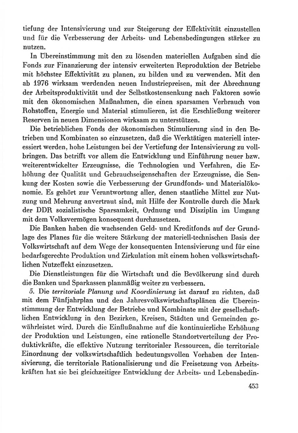 Protokoll der Verhandlungen des Ⅸ. Parteitages der Sozialistischen Einheitspartei Deutschlands (SED) [Deutsche Demokratische Republik (DDR)] 1976, Band 2, Seite 453 (Prot. Verh. Ⅸ. PT SED DDR 1976, Bd. 2, S. 453)
