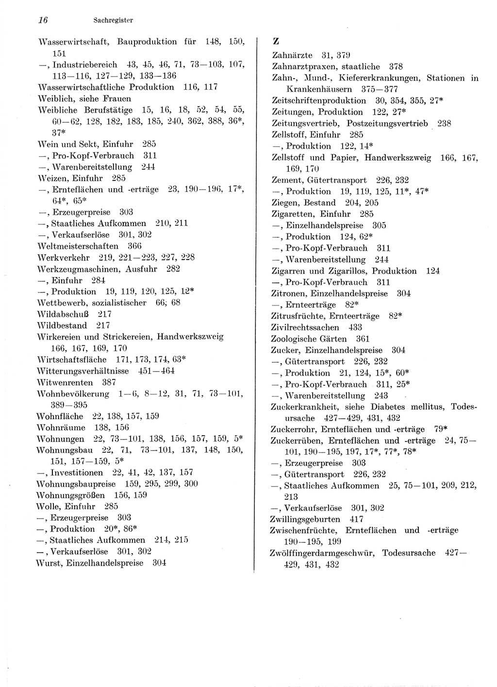 Statistisches Jahrbuch der Deutschen Demokratischen Republik (DDR) 1976, Seite 16 (Stat. Jb. DDR 1976, S. 16)