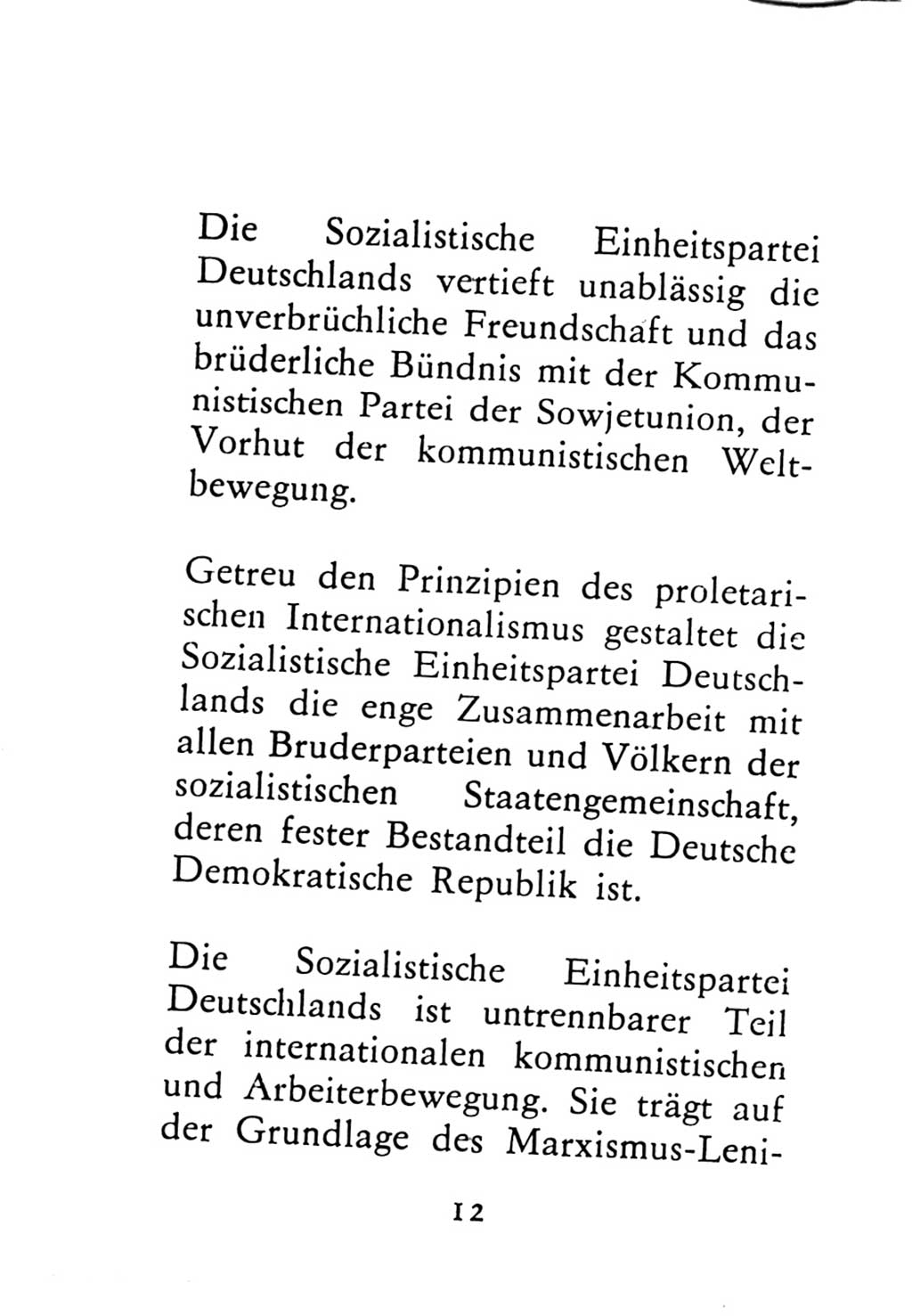 Statut der Sozialistischen Einheitspartei Deutschlands (SED) 1976, Seite 12 (St. SED DDR 1976, S. 12)