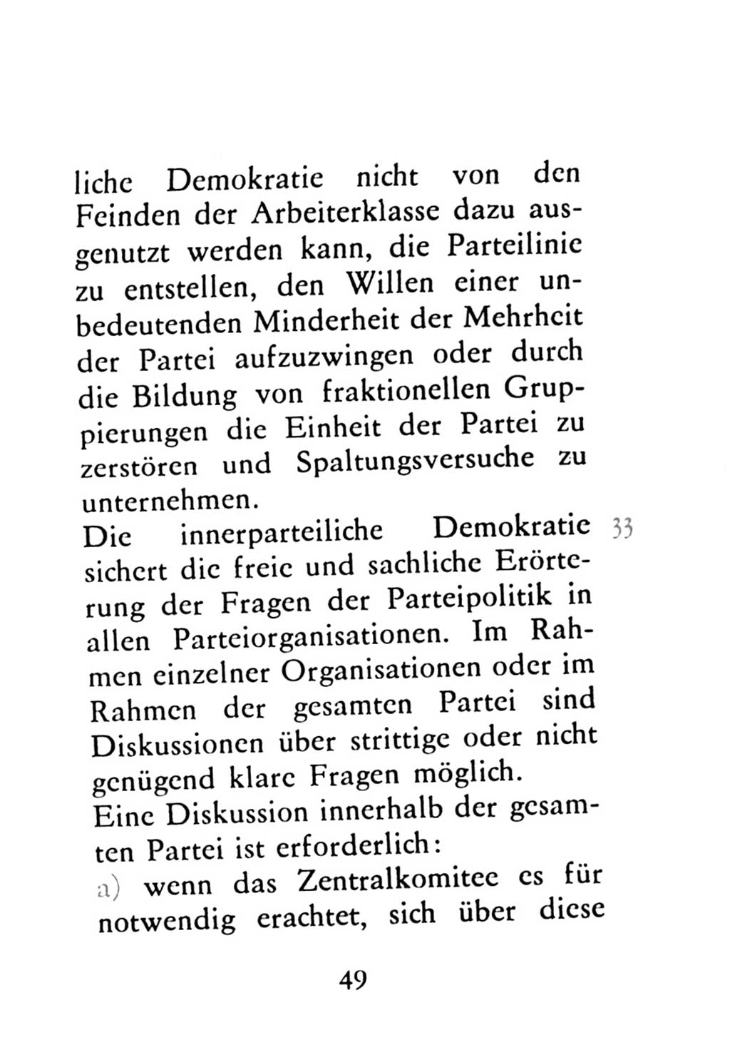 Statut der Sozialistischen Einheitspartei Deutschlands (SED) 1976, Seite 49 (St. SED DDR 1976, S. 49)