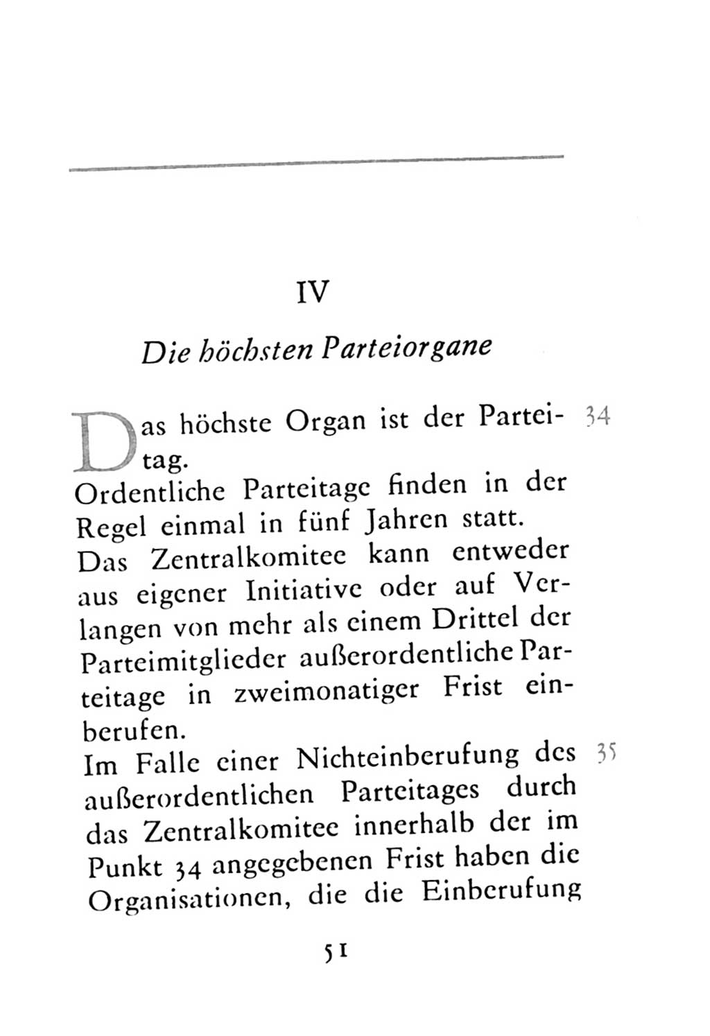 Statut der Sozialistischen Einheitspartei Deutschlands (SED) 1976, Seite 51 (St. SED DDR 1976, S. 51)
