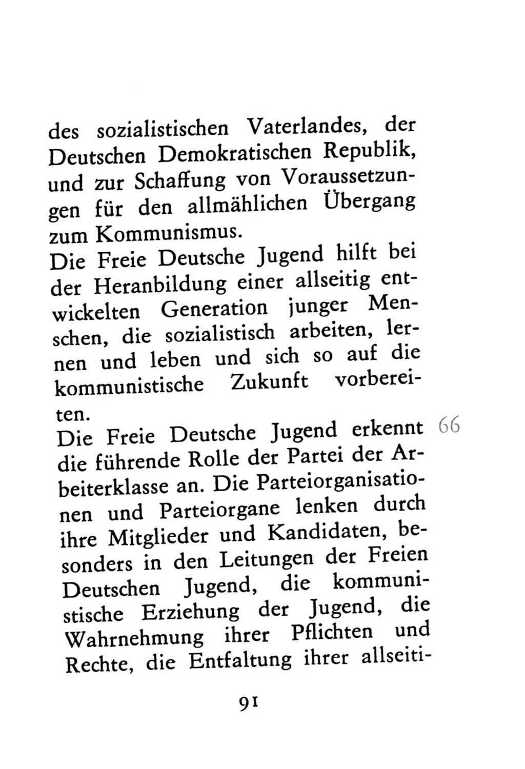 Statut der Sozialistischen Einheitspartei Deutschlands (SED) 1976, Seite 91 (St. SED DDR 1976, S. 91)