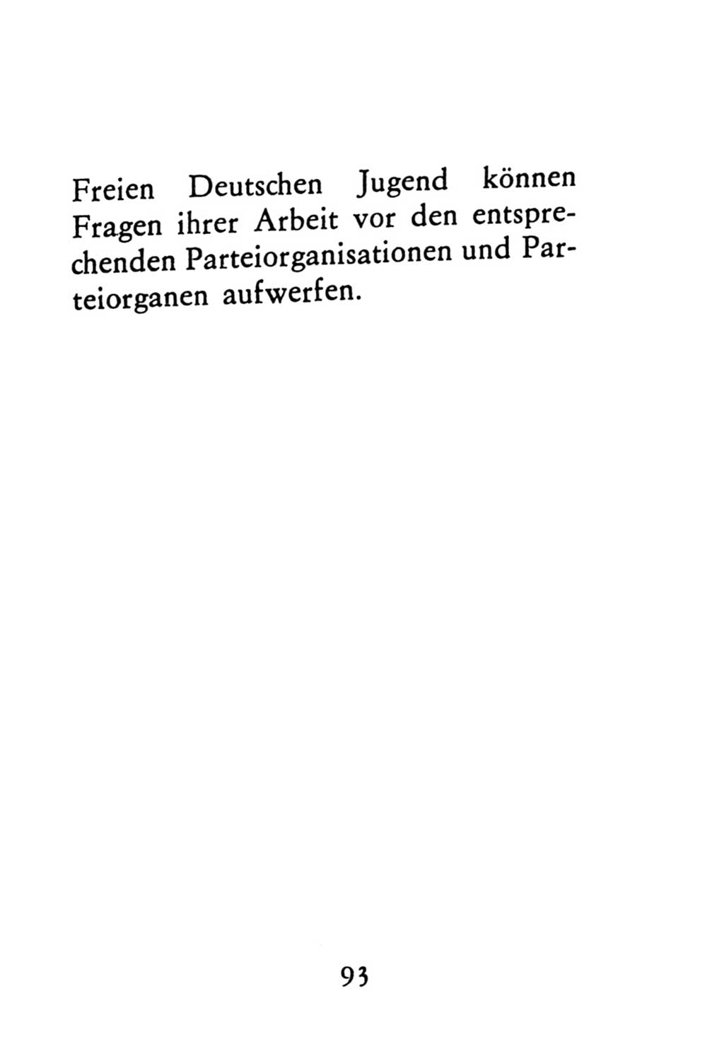 Statut der Sozialistischen Einheitspartei Deutschlands (SED) 1976, Seite 93 (St. SED DDR 1976, S. 93)
