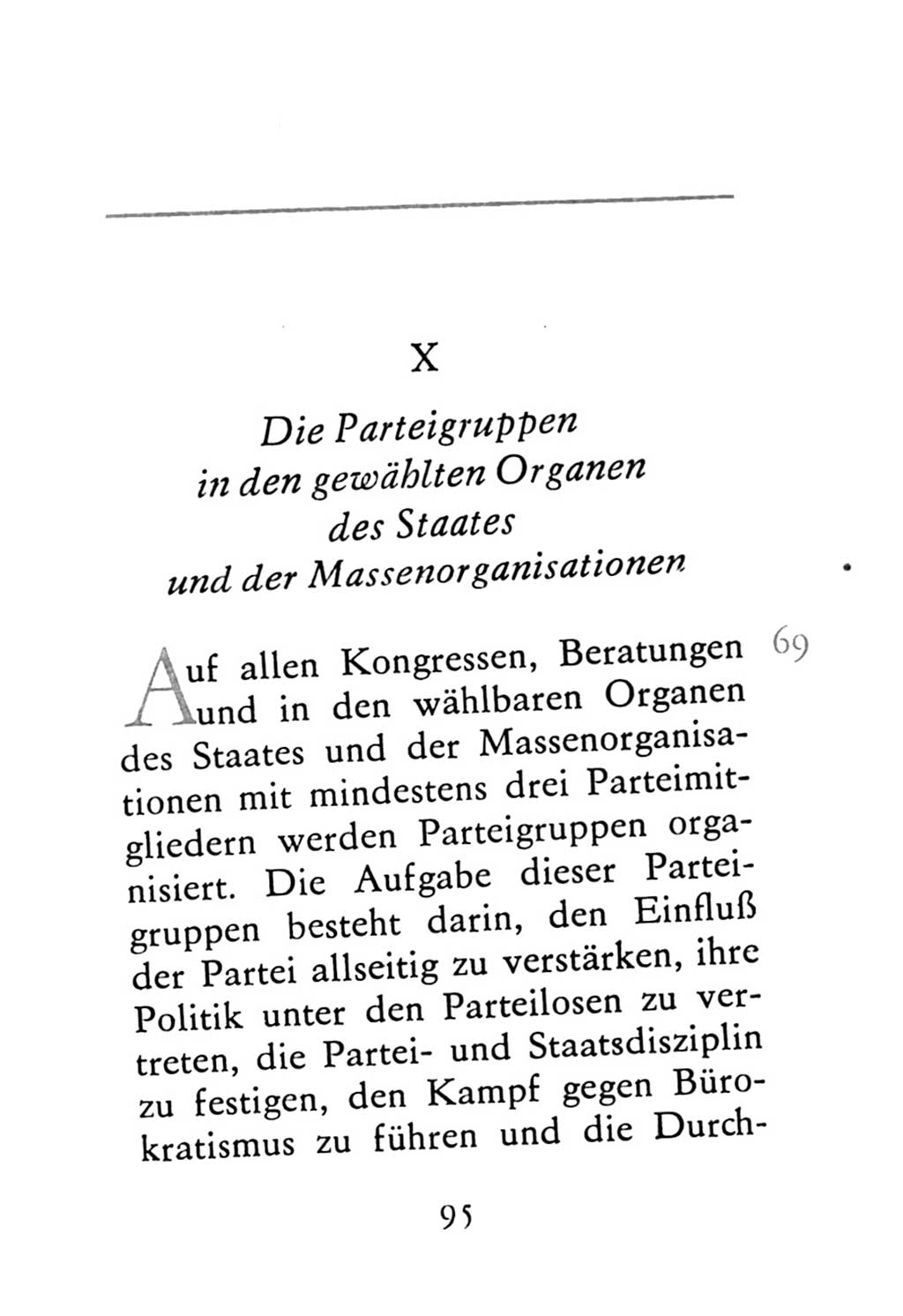 Statut der Sozialistischen Einheitspartei Deutschlands (SED) 1976, Seite 95 (St. SED DDR 1976, S. 95)