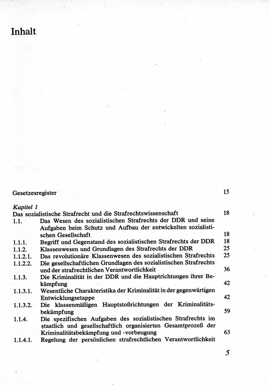 Strafrecht [Deutsche Demokratische Republik (DDR)], Allgemeiner Teil, Lehrbuch 1976, Seite 5 (Strafr. DDR AT Lb. 1976, S. 5)