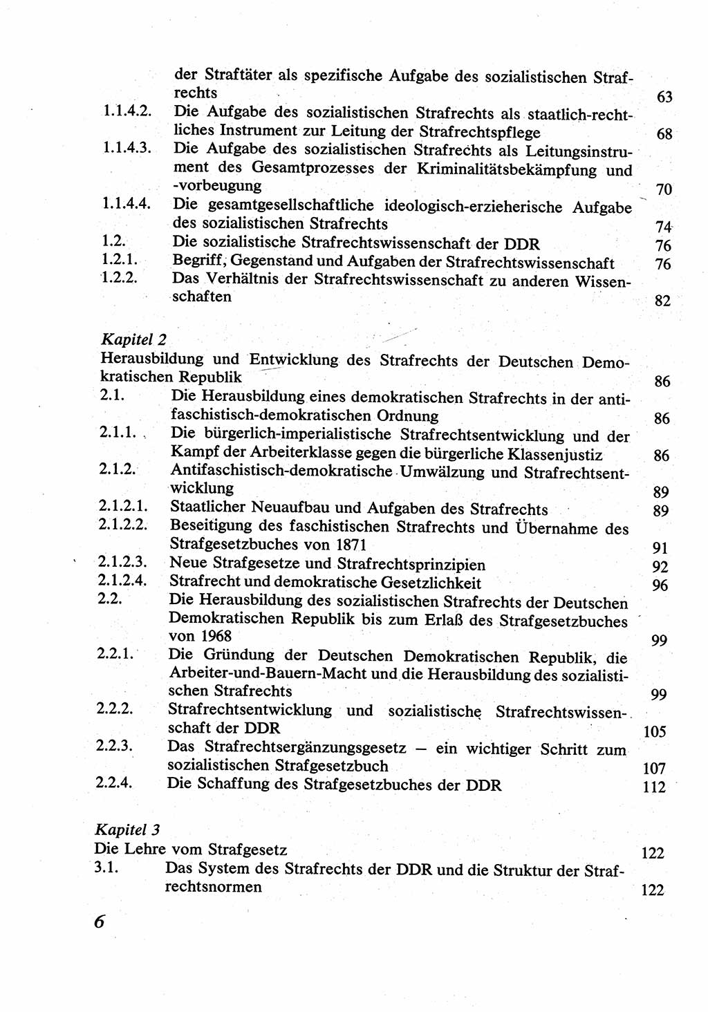 Strafrecht [Deutsche Demokratische Republik (DDR)], Allgemeiner Teil, Lehrbuch 1976, Seite 6 (Strafr. DDR AT Lb. 1976, S. 6)
