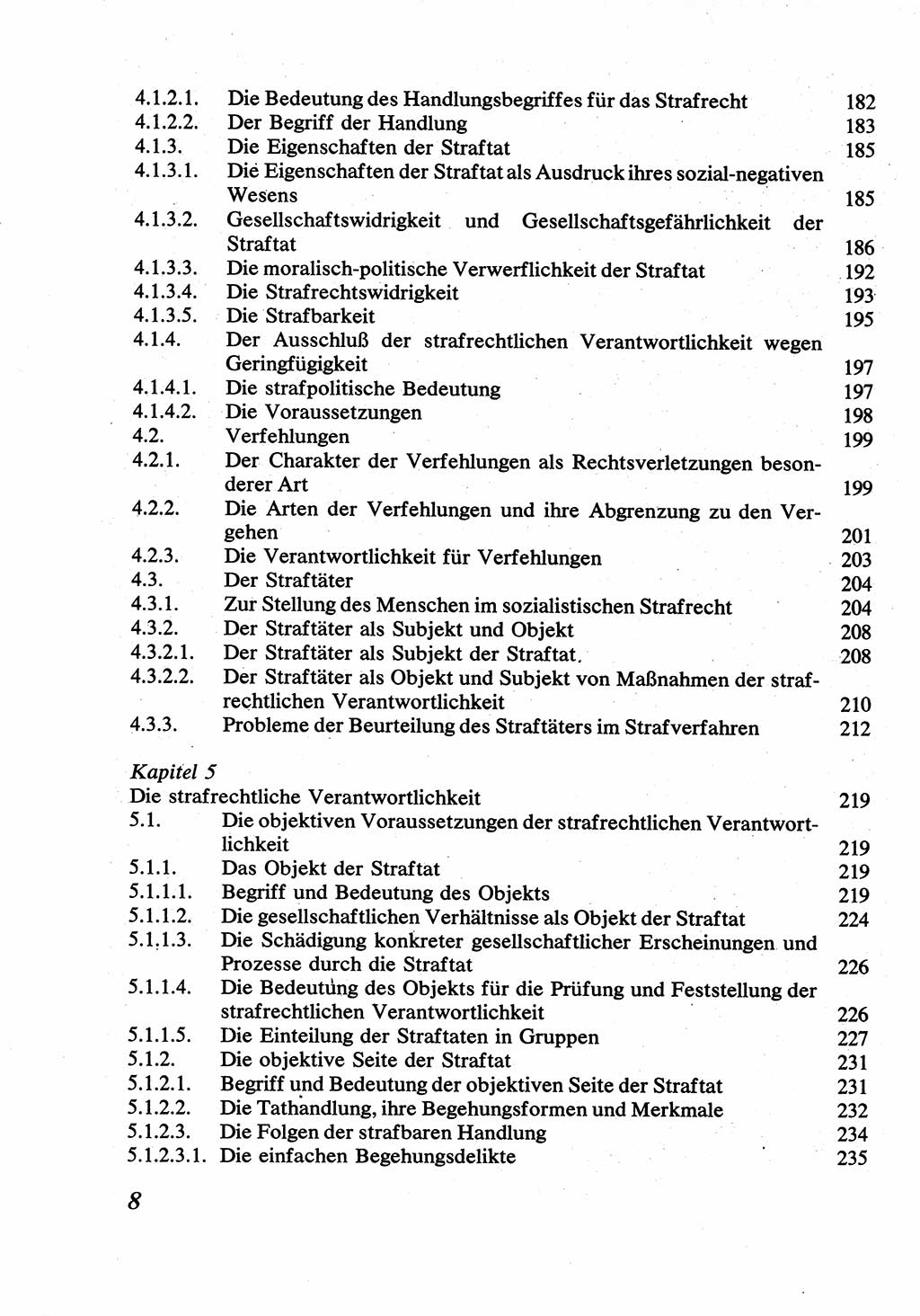 Strafrecht [Deutsche Demokratische Republik (DDR)], Allgemeiner Teil, Lehrbuch 1976, Seite 8 (Strafr. DDR AT Lb. 1976, S. 8)