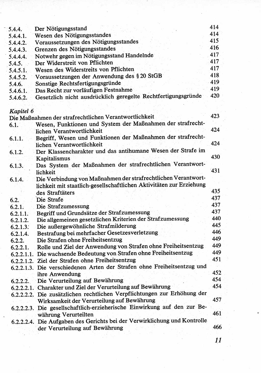 Strafrecht [Deutsche Demokratische Republik (DDR)], Allgemeiner Teil, Lehrbuch 1976, Seite 11 (Strafr. DDR AT Lb. 1976, S. 11)