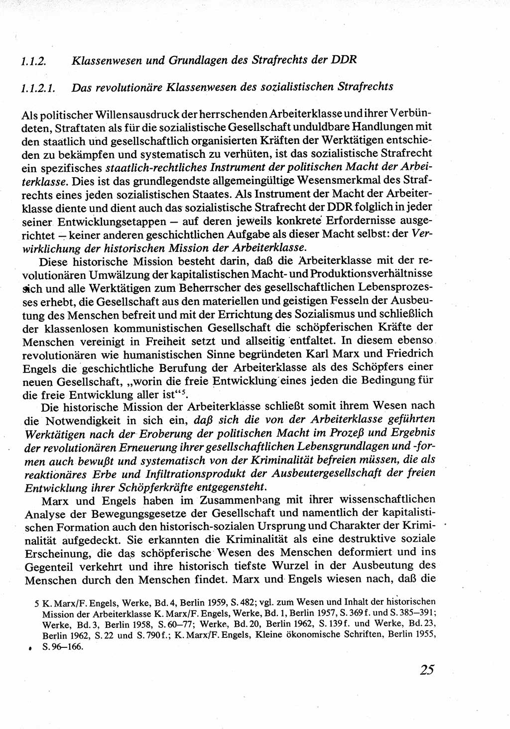 Strafrecht [Deutsche Demokratische Republik (DDR)], Allgemeiner Teil, Lehrbuch 1976, Seite 25 (Strafr. DDR AT Lb. 1976, S. 25)