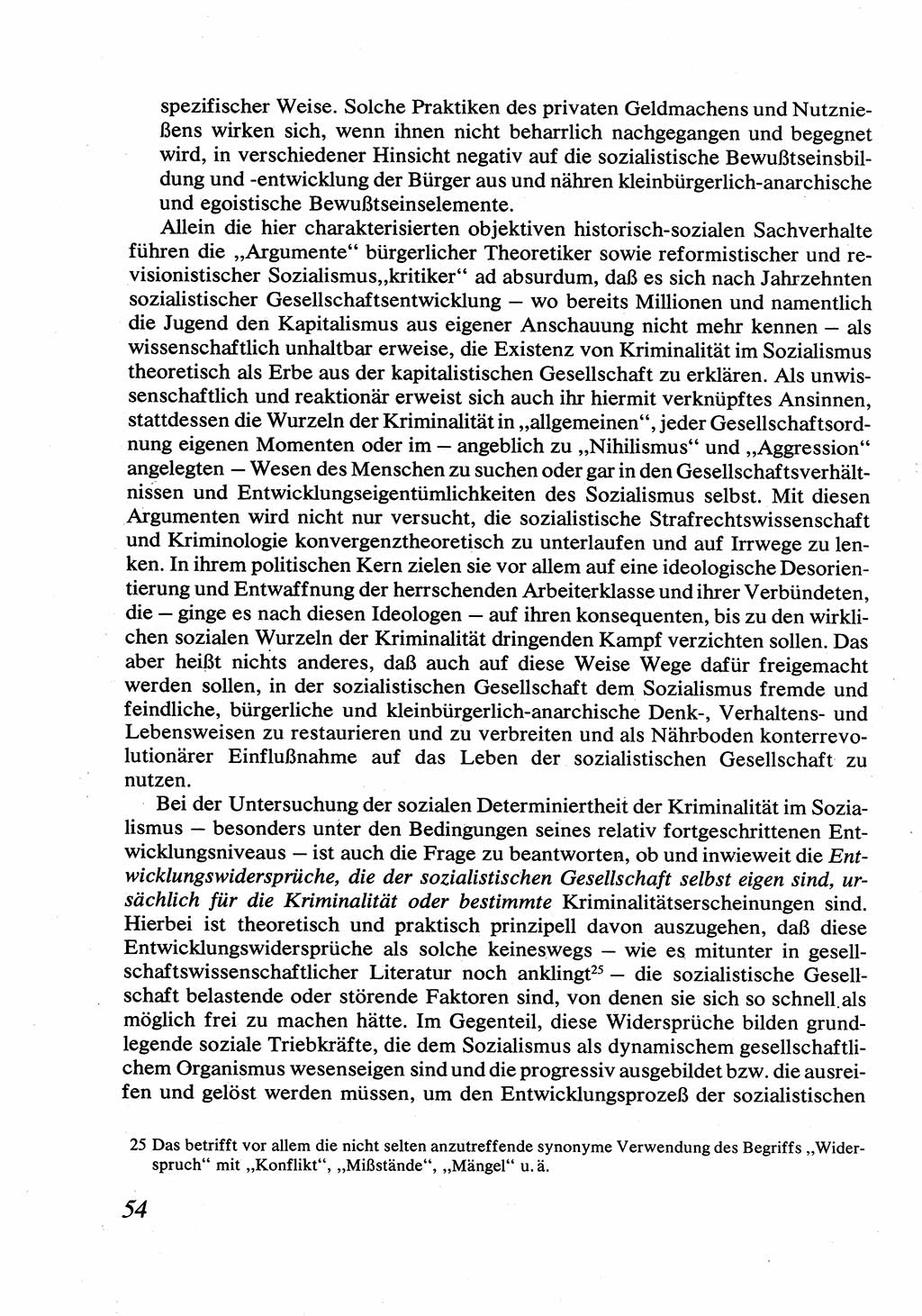 Strafrecht [Deutsche Demokratische Republik (DDR)], Allgemeiner Teil, Lehrbuch 1976, Seite 54 (Strafr. DDR AT Lb. 1976, S. 54)