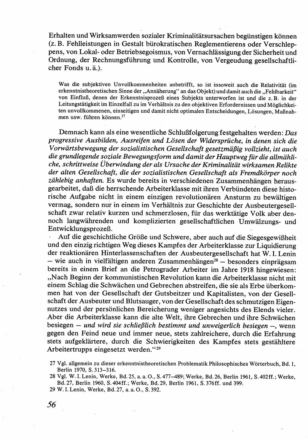 Strafrecht [Deutsche Demokratische Republik (DDR)], Allgemeiner Teil, Lehrbuch 1976, Seite 56 (Strafr. DDR AT Lb. 1976, S. 56)