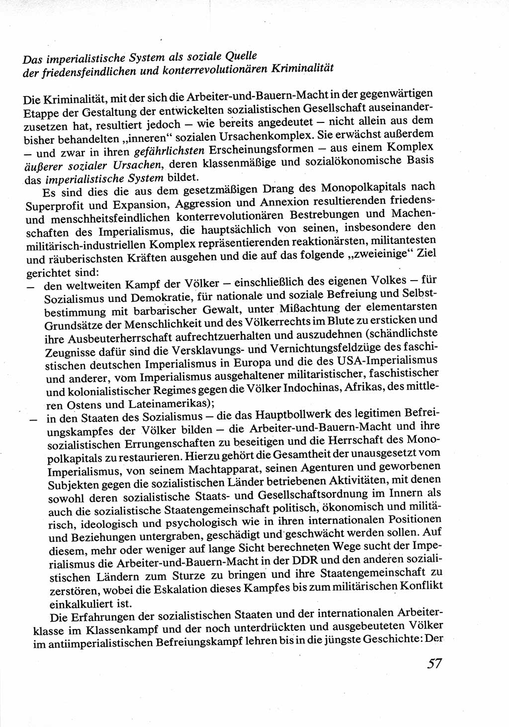 Strafrecht [Deutsche Demokratische Republik (DDR)], Allgemeiner Teil, Lehrbuch 1976, Seite 57 (Strafr. DDR AT Lb. 1976, S. 57)