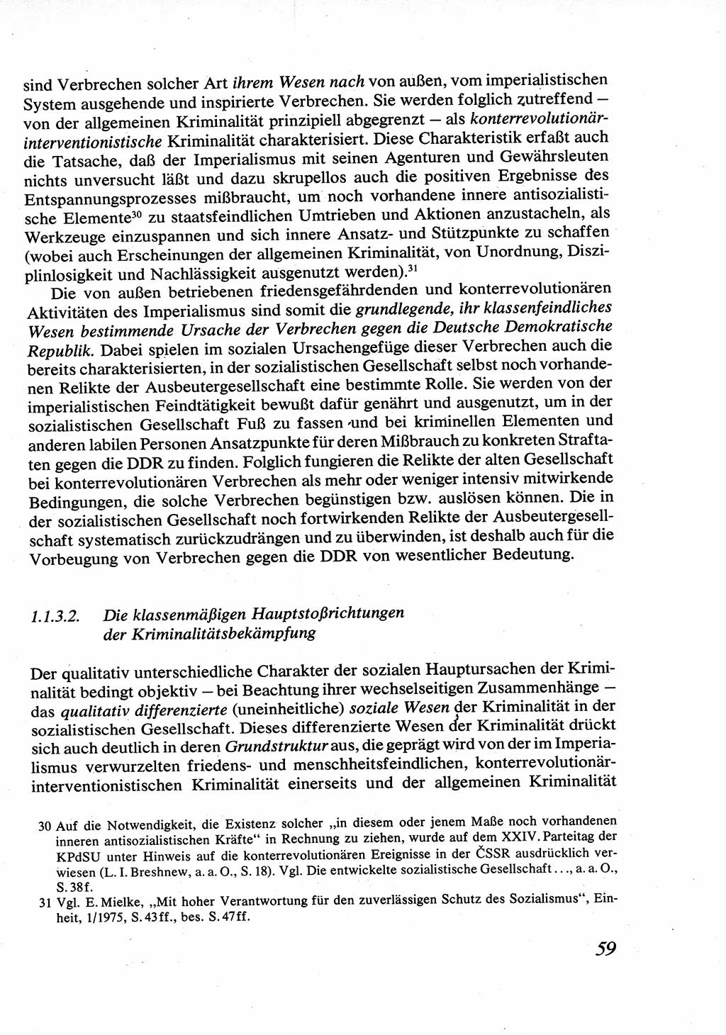 Strafrecht [Deutsche Demokratische Republik (DDR)], Allgemeiner Teil, Lehrbuch 1976, Seite 59 (Strafr. DDR AT Lb. 1976, S. 59)