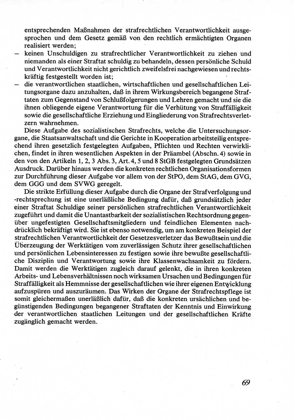 Strafrecht [Deutsche Demokratische Republik (DDR)], Allgemeiner Teil, Lehrbuch 1976, Seite 69 (Strafr. DDR AT Lb. 1976, S. 69)