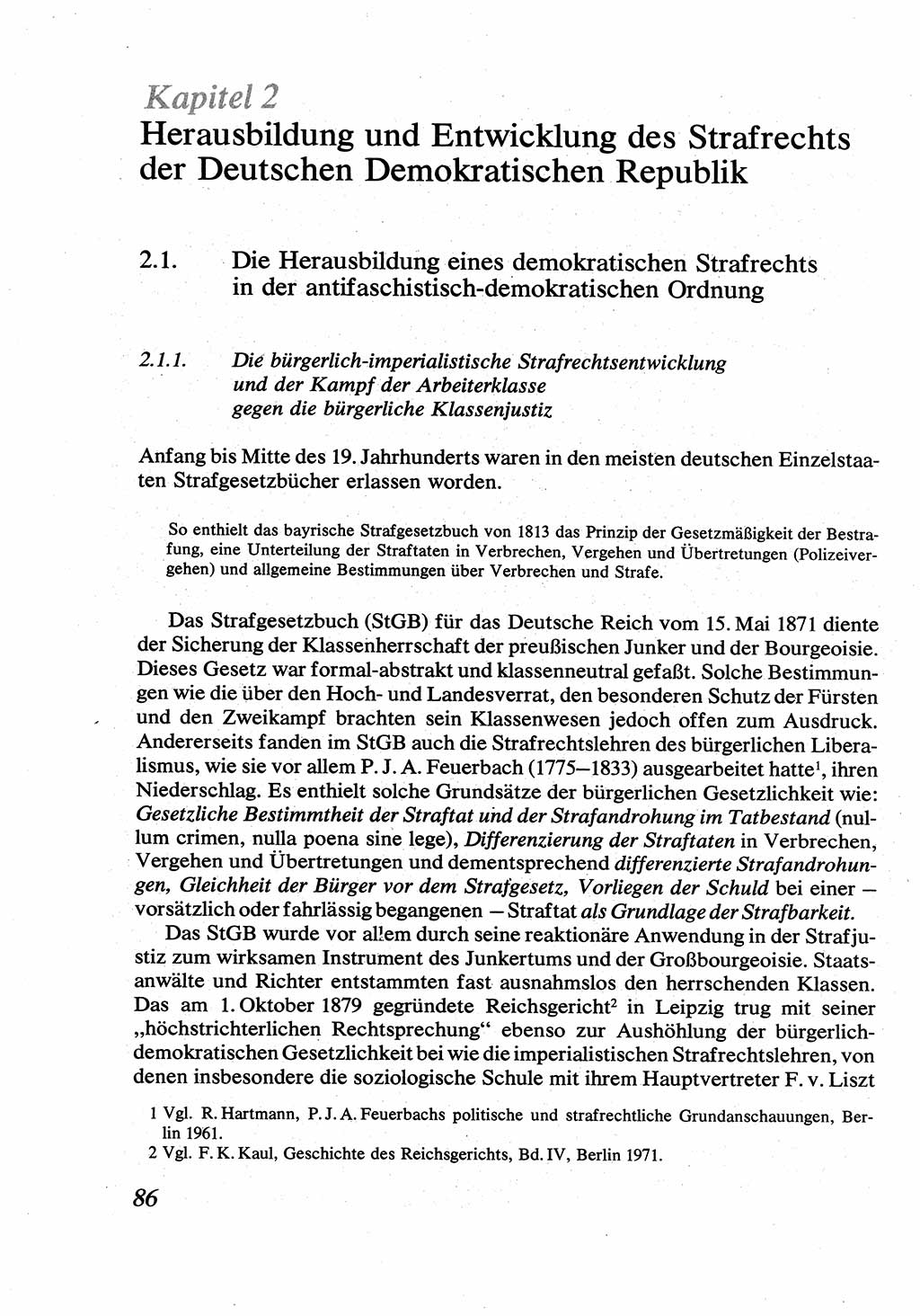 Strafrecht [Deutsche Demokratische Republik (DDR)], Allgemeiner Teil, Lehrbuch 1976, Seite 86 (Strafr. DDR AT Lb. 1976, S. 86)