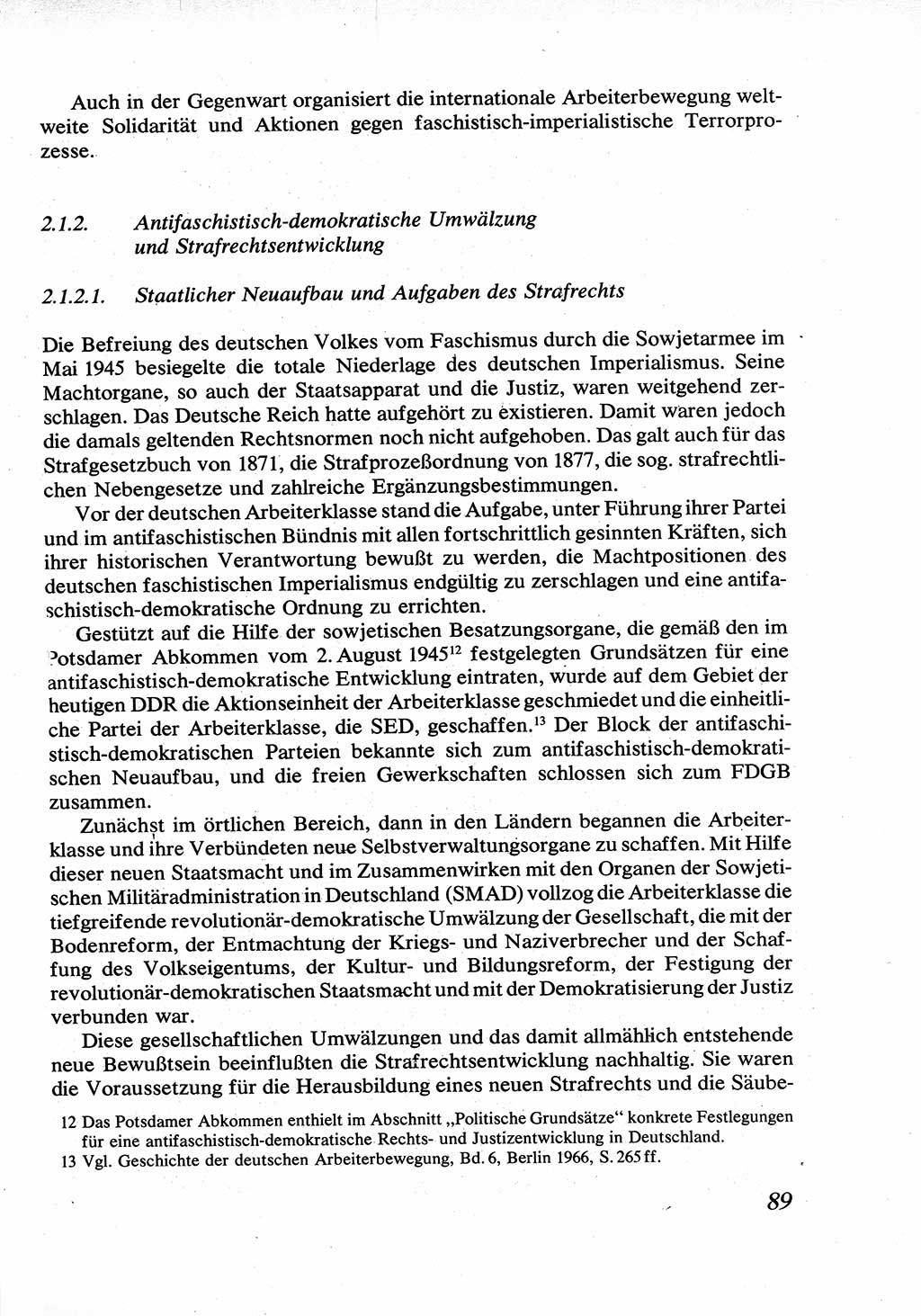 Strafrecht [Deutsche Demokratische Republik (DDR)], Allgemeiner Teil, Lehrbuch 1976, Seite 89 (Strafr. DDR AT Lb. 1976, S. 89)