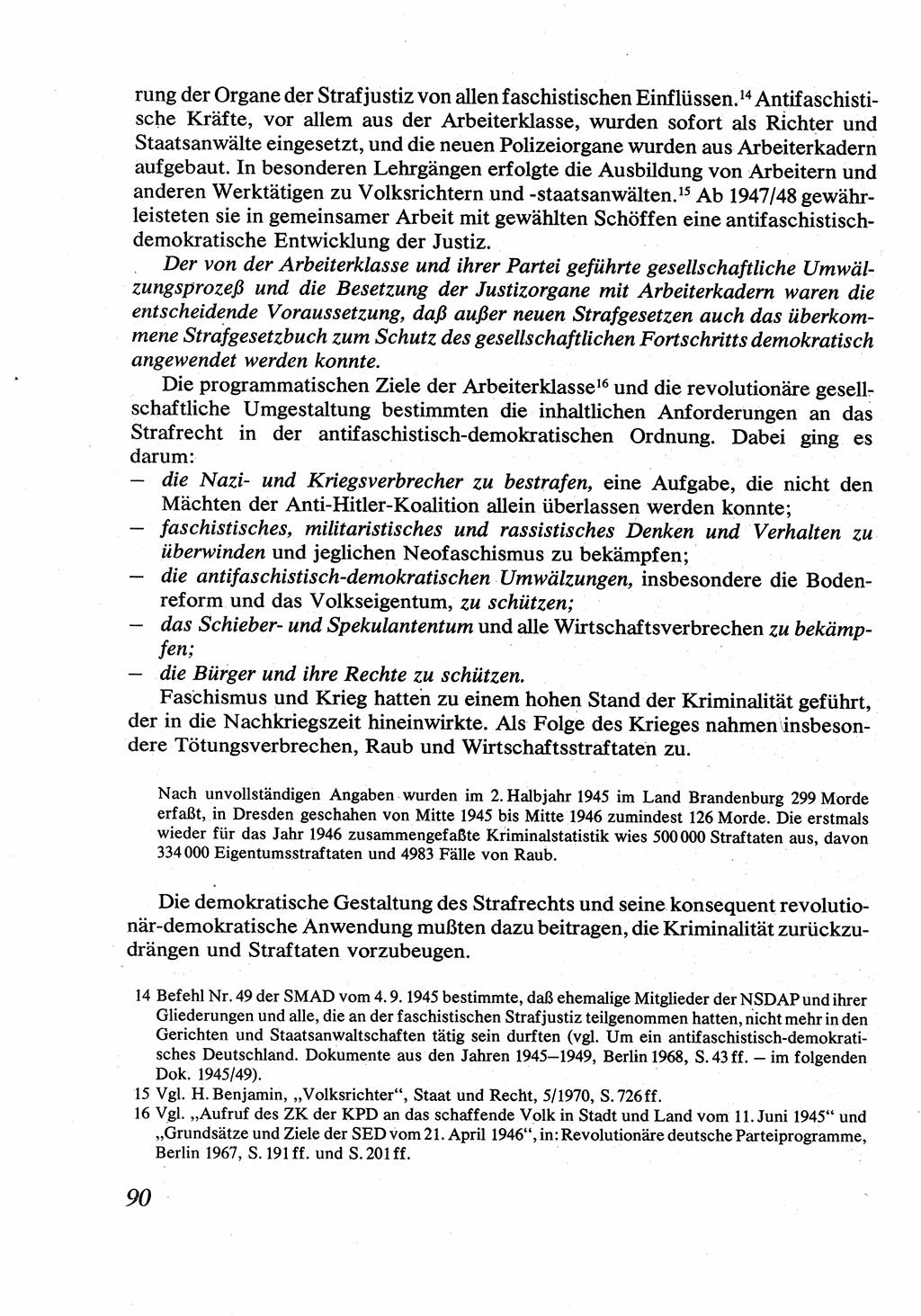Strafrecht [Deutsche Demokratische Republik (DDR)], Allgemeiner Teil, Lehrbuch 1976, Seite 90 (Strafr. DDR AT Lb. 1976, S. 90)