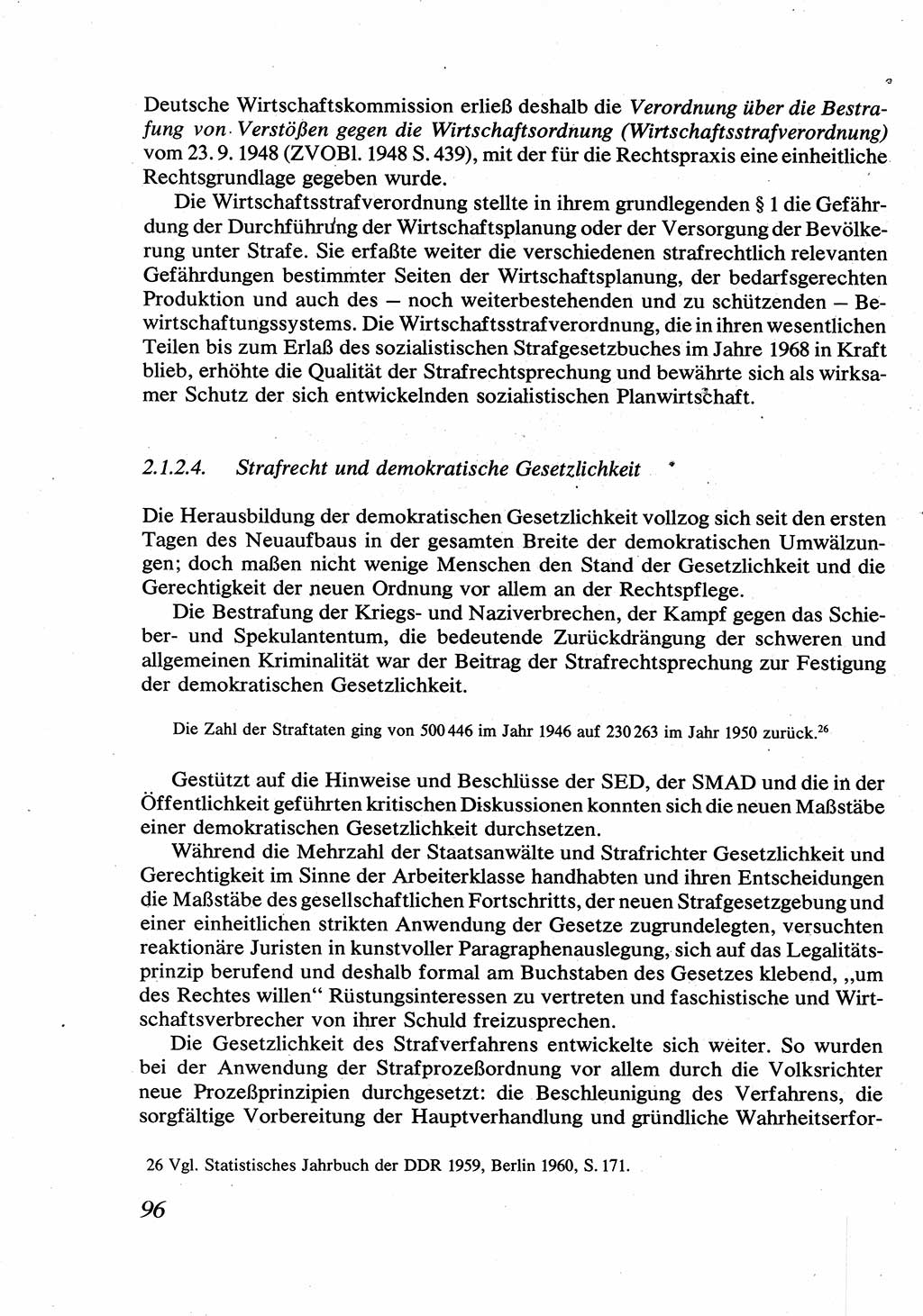 Strafrecht [Deutsche Demokratische Republik (DDR)], Allgemeiner Teil, Lehrbuch 1976, Seite 96 (Strafr. DDR AT Lb. 1976, S. 96)