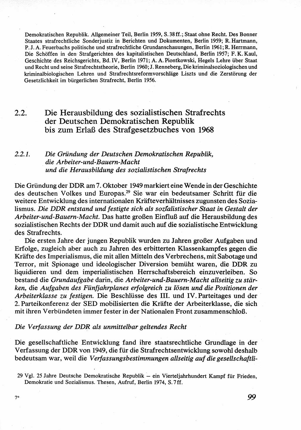 Strafrecht [Deutsche Demokratische Republik (DDR)], Allgemeiner Teil, Lehrbuch 1976, Seite 99 (Strafr. DDR AT Lb. 1976, S. 99)