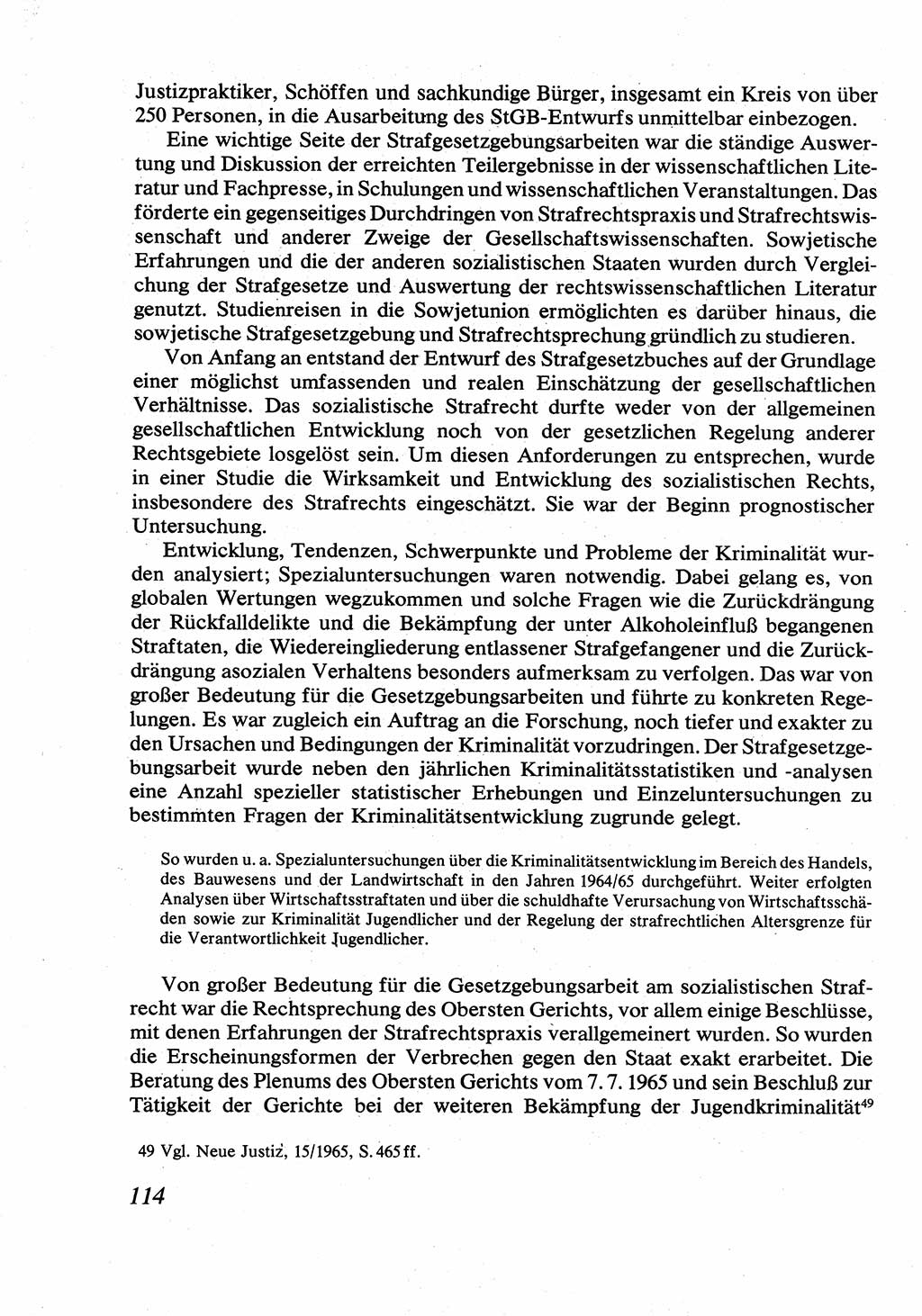 Strafrecht [Deutsche Demokratische Republik (DDR)], Allgemeiner Teil, Lehrbuch 1976, Seite 114 (Strafr. DDR AT Lb. 1976, S. 114)