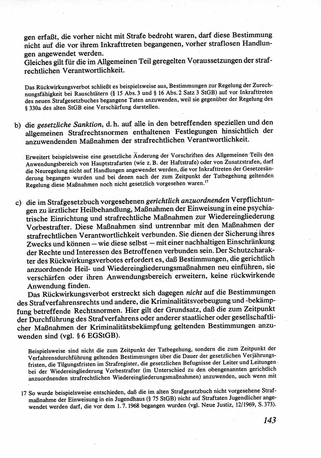 Strafrecht [Deutsche Demokratische Republik (DDR)], Allgemeiner Teil, Lehrbuch 1976, Seite 143 (Strafr. DDR AT Lb. 1976, S. 143)