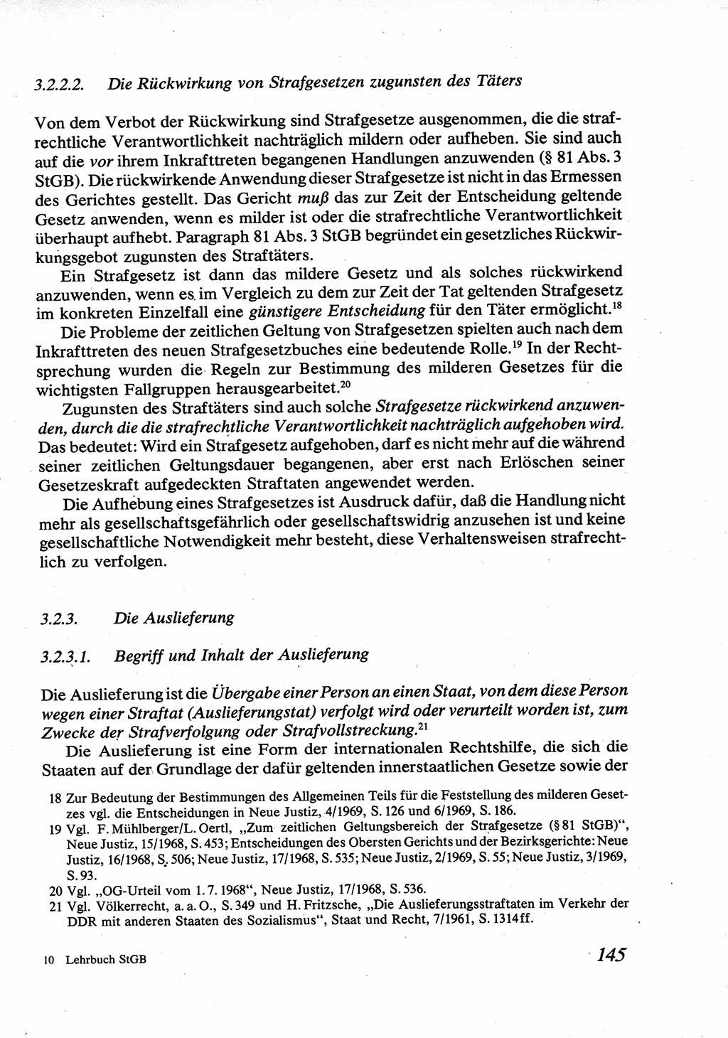 Strafrecht [Deutsche Demokratische Republik (DDR)], Allgemeiner Teil, Lehrbuch 1976, Seite 145 (Strafr. DDR AT Lb. 1976, S. 145)