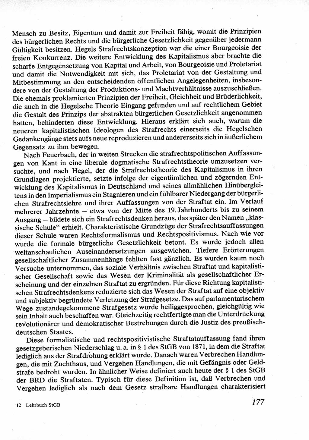 Strafrecht [Deutsche Demokratische Republik (DDR)], Allgemeiner Teil, Lehrbuch 1976, Seite 177 (Strafr. DDR AT Lb. 1976, S. 177)