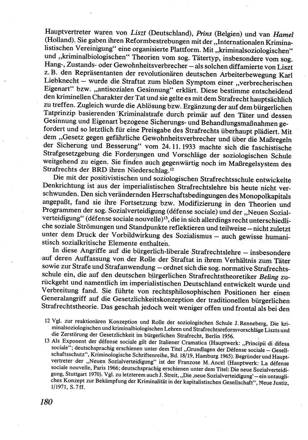 Strafrecht [Deutsche Demokratische Republik (DDR)], Allgemeiner Teil, Lehrbuch 1976, Seite 180 (Strafr. DDR AT Lb. 1976, S. 180)