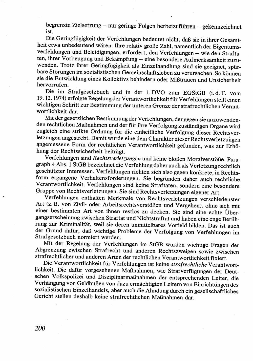Strafrecht [Deutsche Demokratische Republik (DDR)], Allgemeiner Teil, Lehrbuch 1976, Seite 200 (Strafr. DDR AT Lb. 1976, S. 200)