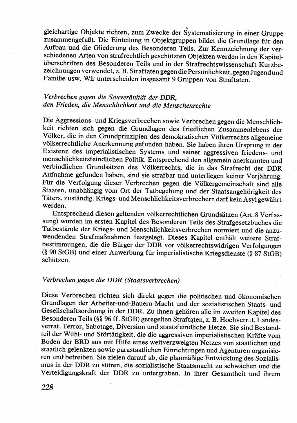 Strafrecht [Deutsche Demokratische Republik (DDR)], Allgemeiner Teil, Lehrbuch 1976, Seite 228 (Strafr. DDR AT Lb. 1976, S. 228)