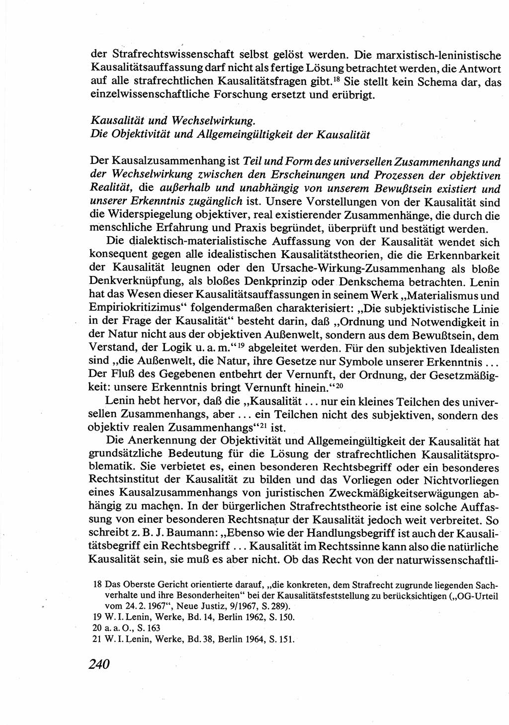Strafrecht [Deutsche Demokratische Republik (DDR)], Allgemeiner Teil, Lehrbuch 1976, Seite 240 (Strafr. DDR AT Lb. 1976, S. 240)