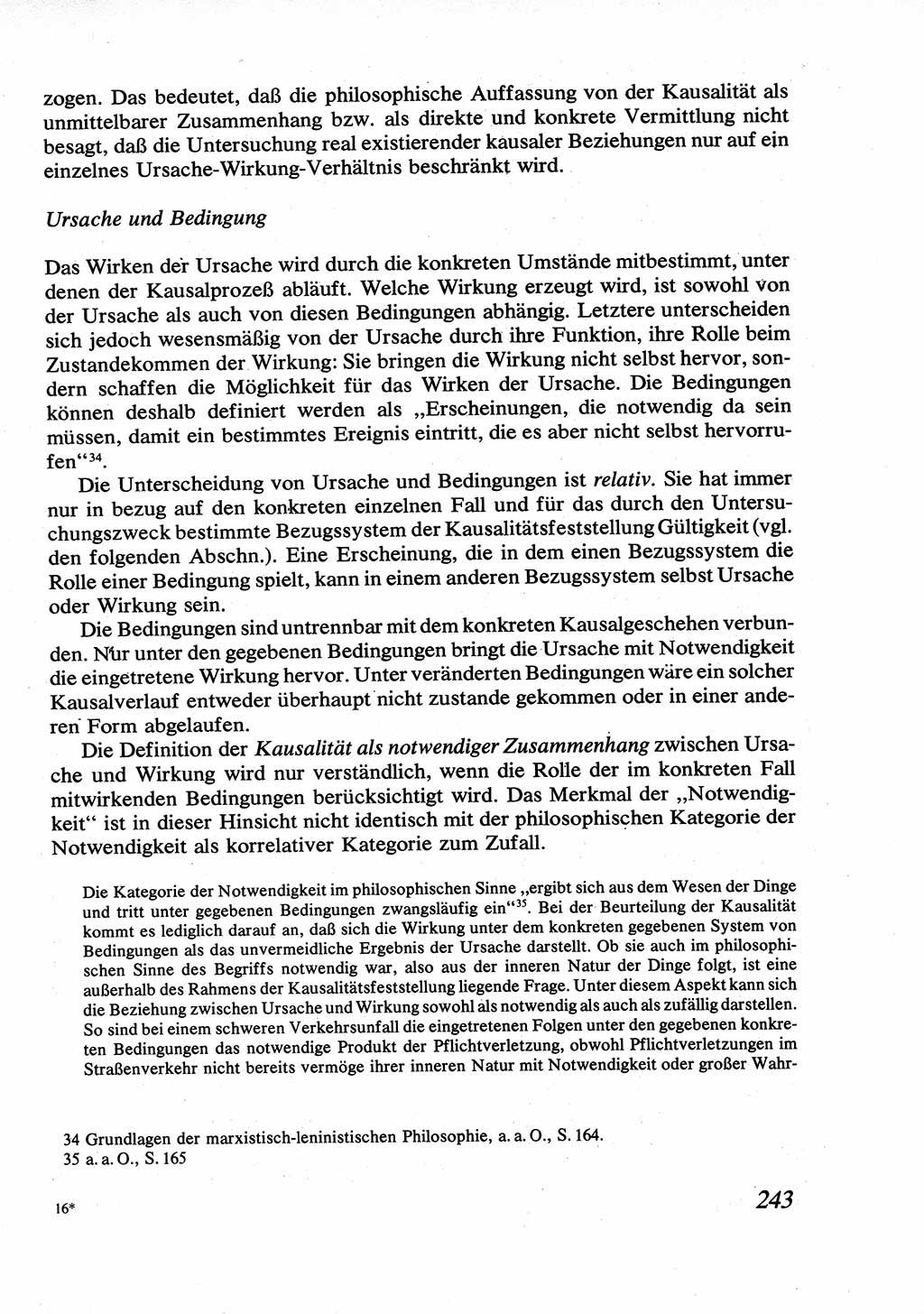 Strafrecht [Deutsche Demokratische Republik (DDR)], Allgemeiner Teil, Lehrbuch 1976, Seite 243 (Strafr. DDR AT Lb. 1976, S. 243)
