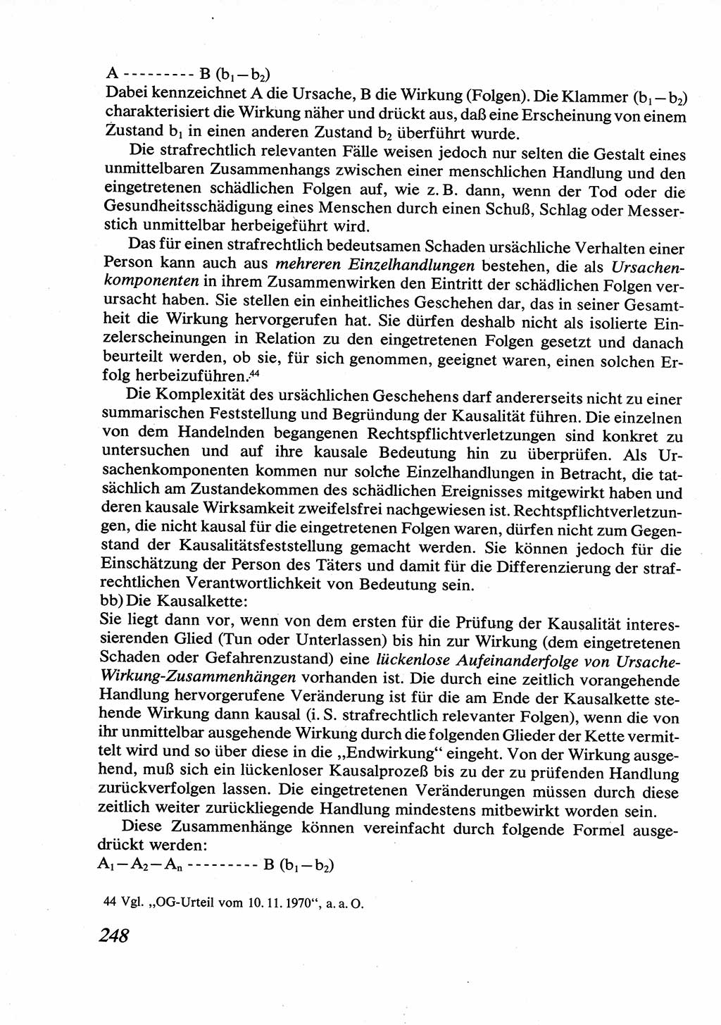 Strafrecht [Deutsche Demokratische Republik (DDR)], Allgemeiner Teil, Lehrbuch 1976, Seite 248 (Strafr. DDR AT Lb. 1976, S. 248)