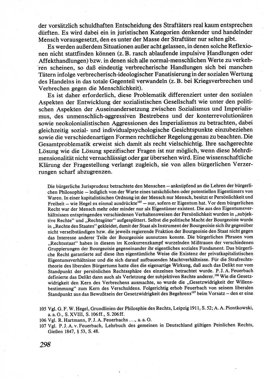 Strafrecht [Deutsche Demokratische Republik (DDR)], Allgemeiner Teil, Lehrbuch 1976, Seite 298 (Strafr. DDR AT Lb. 1976, S. 298)