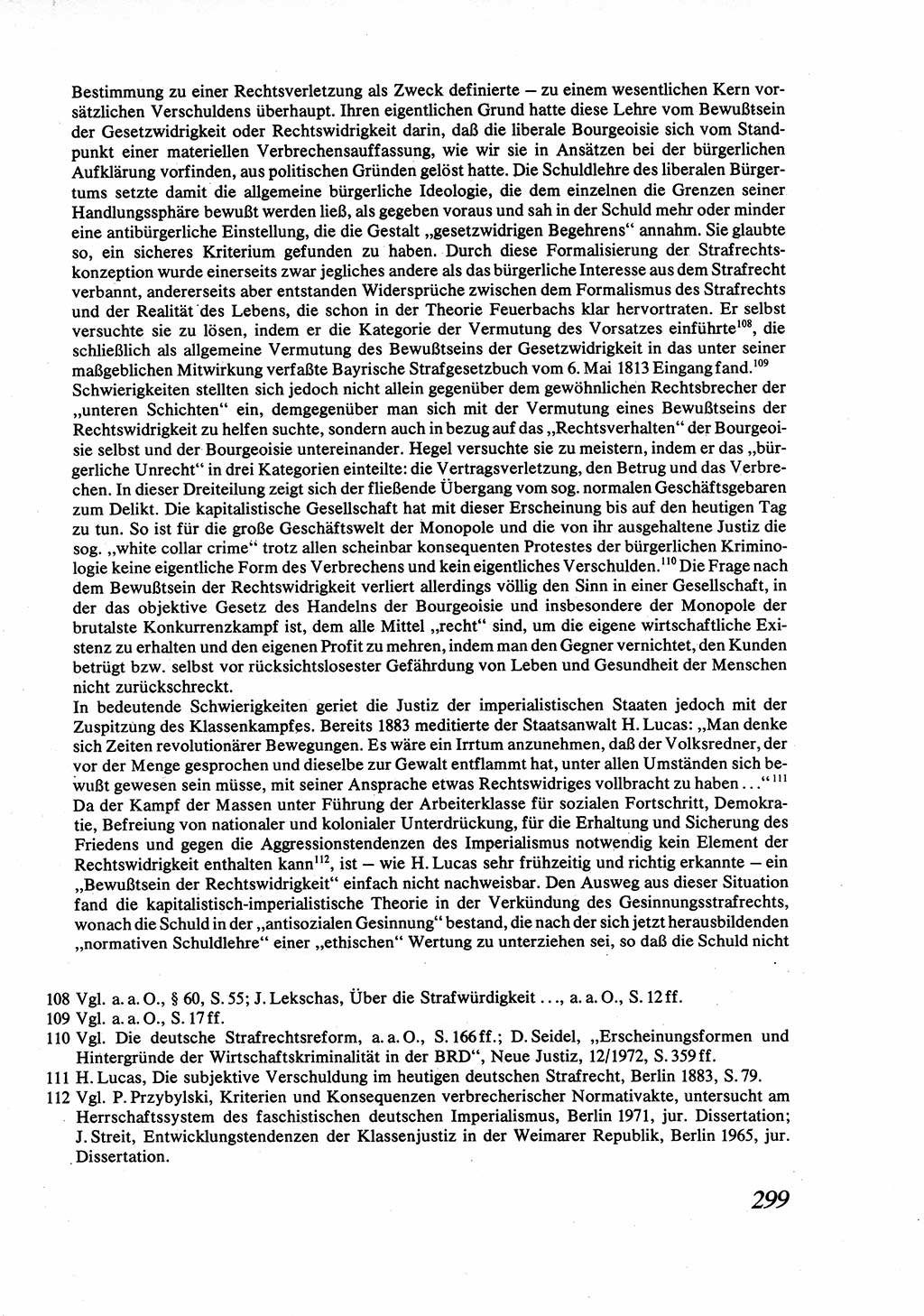 Strafrecht [Deutsche Demokratische Republik (DDR)], Allgemeiner Teil, Lehrbuch 1976, Seite 299 (Strafr. DDR AT Lb. 1976, S. 299)