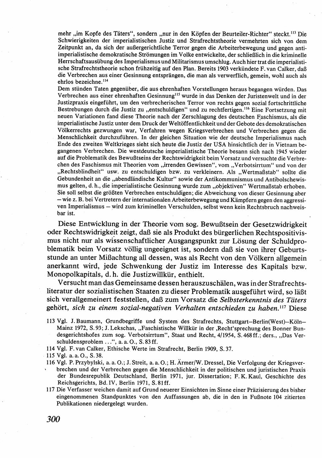 Strafrecht [Deutsche Demokratische Republik (DDR)], Allgemeiner Teil, Lehrbuch 1976, Seite 300 (Strafr. DDR AT Lb. 1976, S. 300)