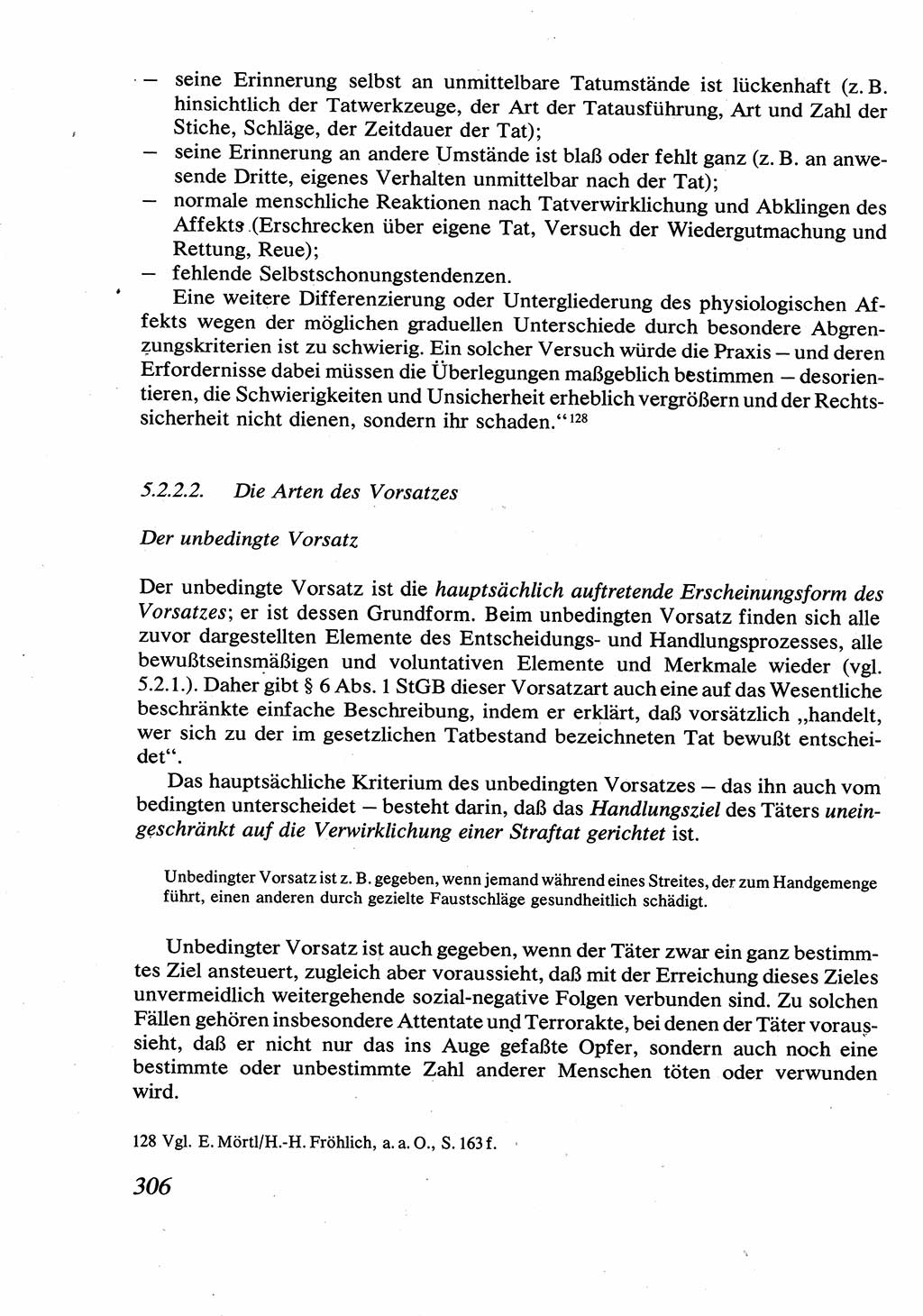 Strafrecht [Deutsche Demokratische Republik (DDR)], Allgemeiner Teil, Lehrbuch 1976, Seite 306 (Strafr. DDR AT Lb. 1976, S. 306)