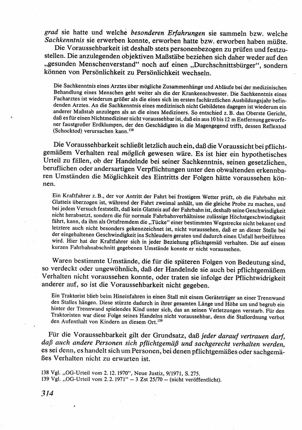 Strafrecht [Deutsche Demokratische Republik (DDR)], Allgemeiner Teil, Lehrbuch 1976, Seite 314 (Strafr. DDR AT Lb. 1976, S. 314)