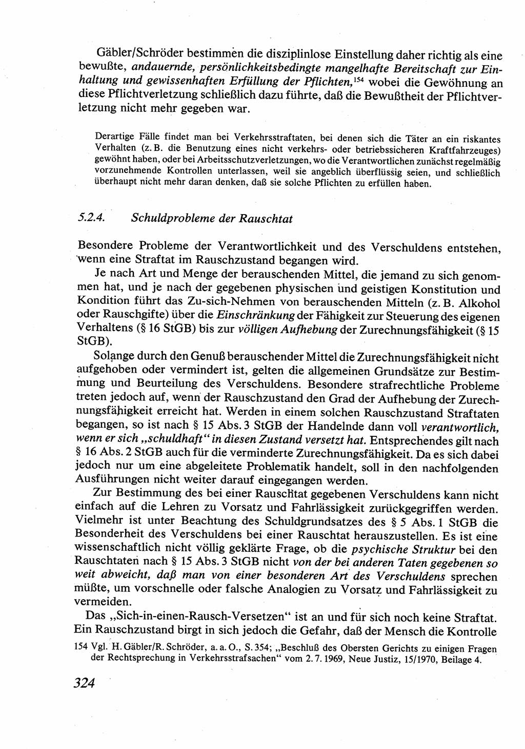 Strafrecht [Deutsche Demokratische Republik (DDR)], Allgemeiner Teil, Lehrbuch 1976, Seite 324 (Strafr. DDR AT Lb. 1976, S. 324)
