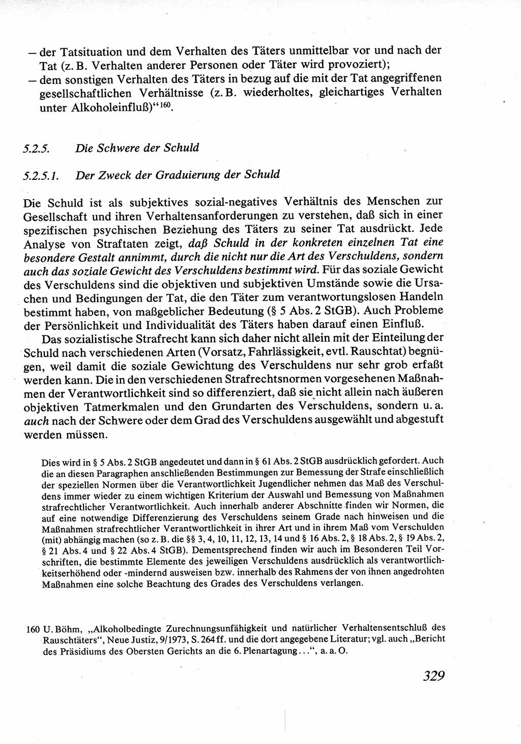 Strafrecht [Deutsche Demokratische Republik (DDR)], Allgemeiner Teil, Lehrbuch 1976, Seite 329 (Strafr. DDR AT Lb. 1976, S. 329)